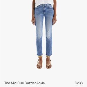 MOTHER The Mid Rise Dazzler Ankle